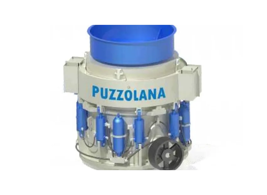 Puzzolana Fixed Shaft Cone Crusher